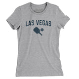 Las Vegas Pickleball Women's T-Shirt-Heather Grey-Allegiant Goods Co. Vintage Sports Apparel