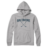 Baltimore Golf Hoodie-Heather Grey-Allegiant Goods Co. Vintage Sports Apparel
