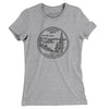 Oregon State Quarter Women's T-Shirt-Heather Grey-Allegiant Goods Co. Vintage Sports Apparel