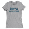 There's No Place Like Jacksonville Women's T-Shirt-Heather Grey-Allegiant Goods Co. Vintage Sports Apparel