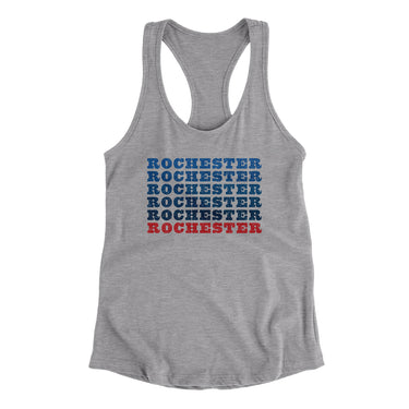 Rochester Repeat Women's Racerback Tank-Allegiant Goods Co. Vintage Sports Apparel
