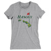 Hawaii Golf Women's T-Shirt-Heather Grey-Allegiant Goods Co. Vintage Sports Apparel