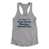 I've Been To Great Smoky Mountains National Park Women's Racerback Tank-Allegiant Goods Co. Vintage Sports Apparel