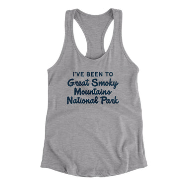 I've Been To Great Smoky Mountains National Park Women's Racerback Tank-Allegiant Goods Co. Vintage Sports Apparel