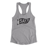 Satx Pennant Women's Racerback Tank-Allegiant Goods Co. Vintage Sports Apparel