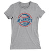 Brooklyn Atlantics Women's T-Shirt-Heather Grey-Allegiant Goods Co. Vintage Sports Apparel
