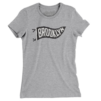 Brooklyn Pennant Women's T-Shirt-Allegiant Goods Co. Vintage Sports Apparel