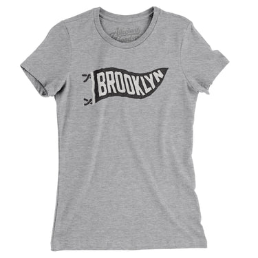 Brooklyn Pennant Women's T-Shirt-Allegiant Goods Co. Vintage Sports Apparel