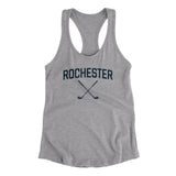 Rochester Golf Women's Racerback Tank-Heather Grey-Allegiant Goods Co. Vintage Sports Apparel