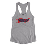 Minnesota Pennant Women's Racerback Tank-Allegiant Goods Co. Vintage Sports Apparel