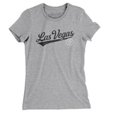 Las Vegas Vintage Script Women's T-Shirt-Allegiant Goods Co. Vintage Sports Apparel