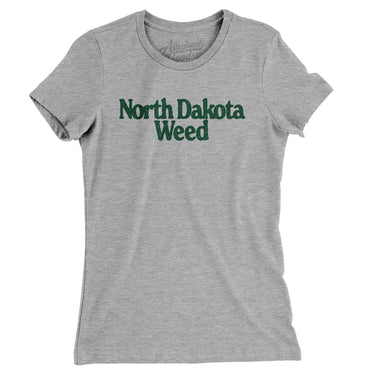 North Dakota Weed Women's T-Shirt-Allegiant Goods Co. Vintage Sports Apparel