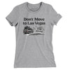 Don't Move To Las Vegas Women's T-Shirt-Heather Grey-Allegiant Goods Co. Vintage Sports Apparel