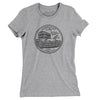 Kentucky State Quarter Women's T-Shirt-Heather Grey-Allegiant Goods Co. Vintage Sports Apparel