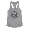 Oregon State Quarter Women's Racerback Tank-Heather Grey-Allegiant Goods Co. Vintage Sports Apparel