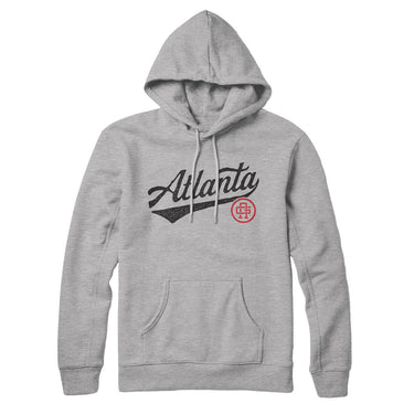 Atlanta Vintage Script Hoodie-Allegiant Goods Co. Vintage Sports Apparel