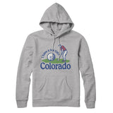 I Have A Tee Time In Colorado Hoodie-Heather Grey-Allegiant Goods Co. Vintage Sports Apparel