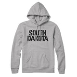 South Dakota Military Stencil Hoodie-Allegiant Goods Co. Vintage Sports Apparel