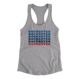 Rochester Repeat Women's Racerback Tank-Allegiant Goods Co. Vintage Sports Apparel