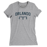 Orlando Cycling Women's T-Shirt-Heather Grey-Allegiant Goods Co. Vintage Sports Apparel