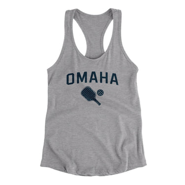 Omaha Pickleball in Heather Grey Color