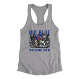 Big Blue Wrecking Crew Women's Racerback Tank-Allegiant Goods Co. Vintage Sports Apparel