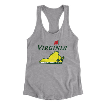 Virginia Golf Women's Racerback Tank-Allegiant Goods Co. Vintage Sports Apparel