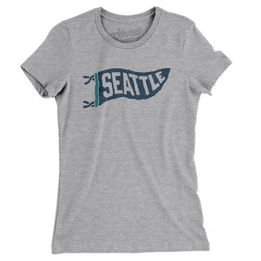Seattle Pennant Women's T-Shirt-Allegiant Goods Co. Vintage Sports Apparel