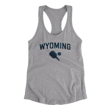 Wyoming Pickleball in Heather Grey Color