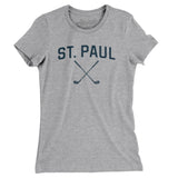 St. Paul Golf Women's T-Shirt-Heather Grey-Allegiant Goods Co. Vintage Sports Apparel