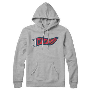 Columbus Pennant Hoodie-Allegiant Goods Co. Vintage Sports Apparel