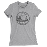 Maine State Quarter Women's T-Shirt-Allegiant Goods Co. Vintage Sports Apparel