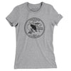 Louisiana State Quarter Women's T-Shirt-Heather Grey-Allegiant Goods Co. Vintage Sports Apparel