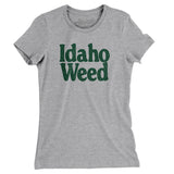Idaho Weed Women's T-Shirt-Heather Grey-Allegiant Goods Co. Vintage Sports Apparel