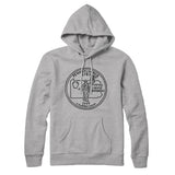 Pennsylvania State Quarter Hoodie-Heather Grey-Allegiant Goods Co. Vintage Sports Apparel