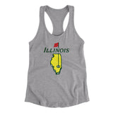 Illinois Golf Women's Racerback Tank-Allegiant Goods Co. Vintage Sports Apparel