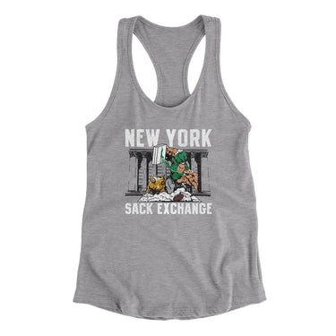 New York Sack Exchange Women's Racerback Tank-Allegiant Goods Co. Vintage Sports Apparel