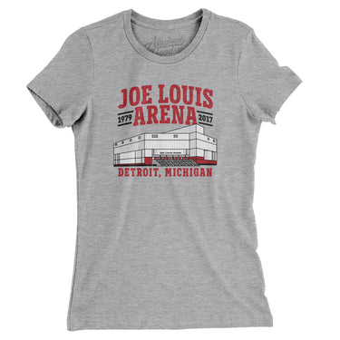Joe Louis Arena Women's T-Shirt-Allegiant Goods Co. Vintage Sports Apparel