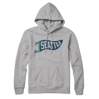 Seattle Pennant Hoodie-Allegiant Goods Co. Vintage Sports Apparel