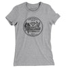 Arkansas State Quarter Women's T-Shirt-Heather Grey-Allegiant Goods Co. Vintage Sports Apparel