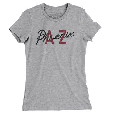 Phoenix Az Overprinted Women's T-Shirt-Allegiant Goods Co. Vintage Sports Apparel