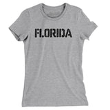 Florida Military Stencil Women's T-Shirt-Allegiant Goods Co. Vintage Sports Apparel