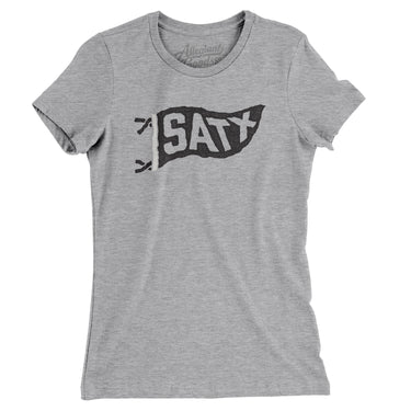 Satx Pennant Women's T-Shirt-Allegiant Goods Co. Vintage Sports Apparel