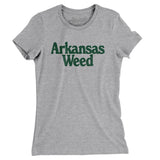 Arkansas Weed Women's T-Shirt-Allegiant Goods Co. Vintage Sports Apparel