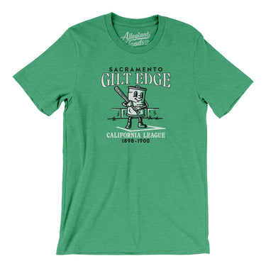 Sacramento Gilt Edge Men/Unisex T-Shirt-Allegiant Goods Co. Vintage Sports Apparel