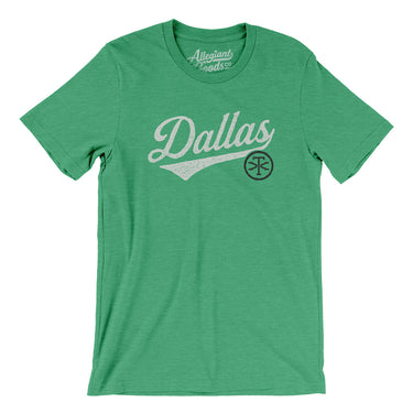 Dallas Vintage Script Men/Unisex T-Shirt-Allegiant Goods Co. Vintage Sports Apparel