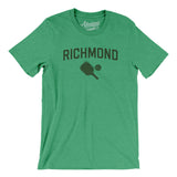 Richmond Pickleball Men/Unisex T-Shirt-Heather Kelly-Allegiant Goods Co. Vintage Sports Apparel