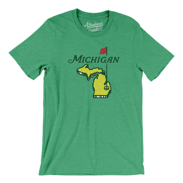 Michigan Golf Men/Unisex T-Shirt-Allegiant Goods Co. Vintage Sports Apparel