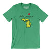 Michigan Golf Men/Unisex T-Shirt-Heather Kelly-Allegiant Goods Co. Vintage Sports Apparel