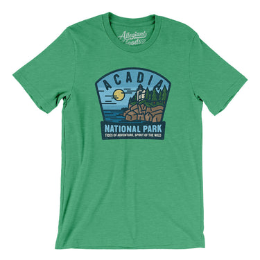 Acadia National Park Badge Men/Unisex T-Shirt-Allegiant Goods Co. Vintage Sports Apparel